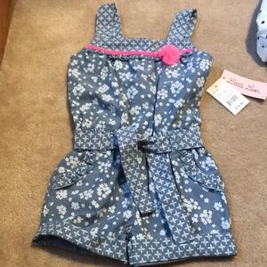 Denim romper